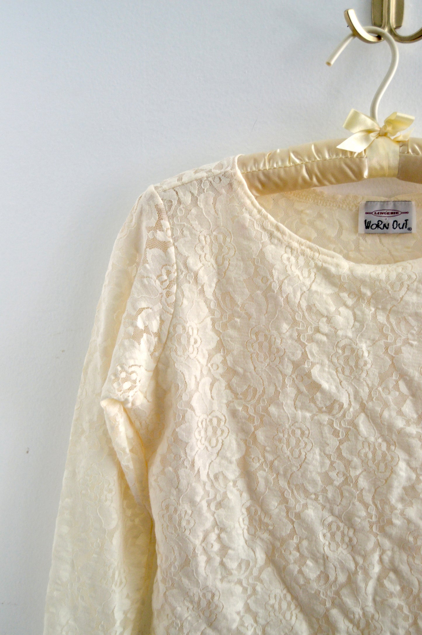 Worn Out vintage lace top