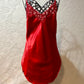 VS gold label red slip dress!