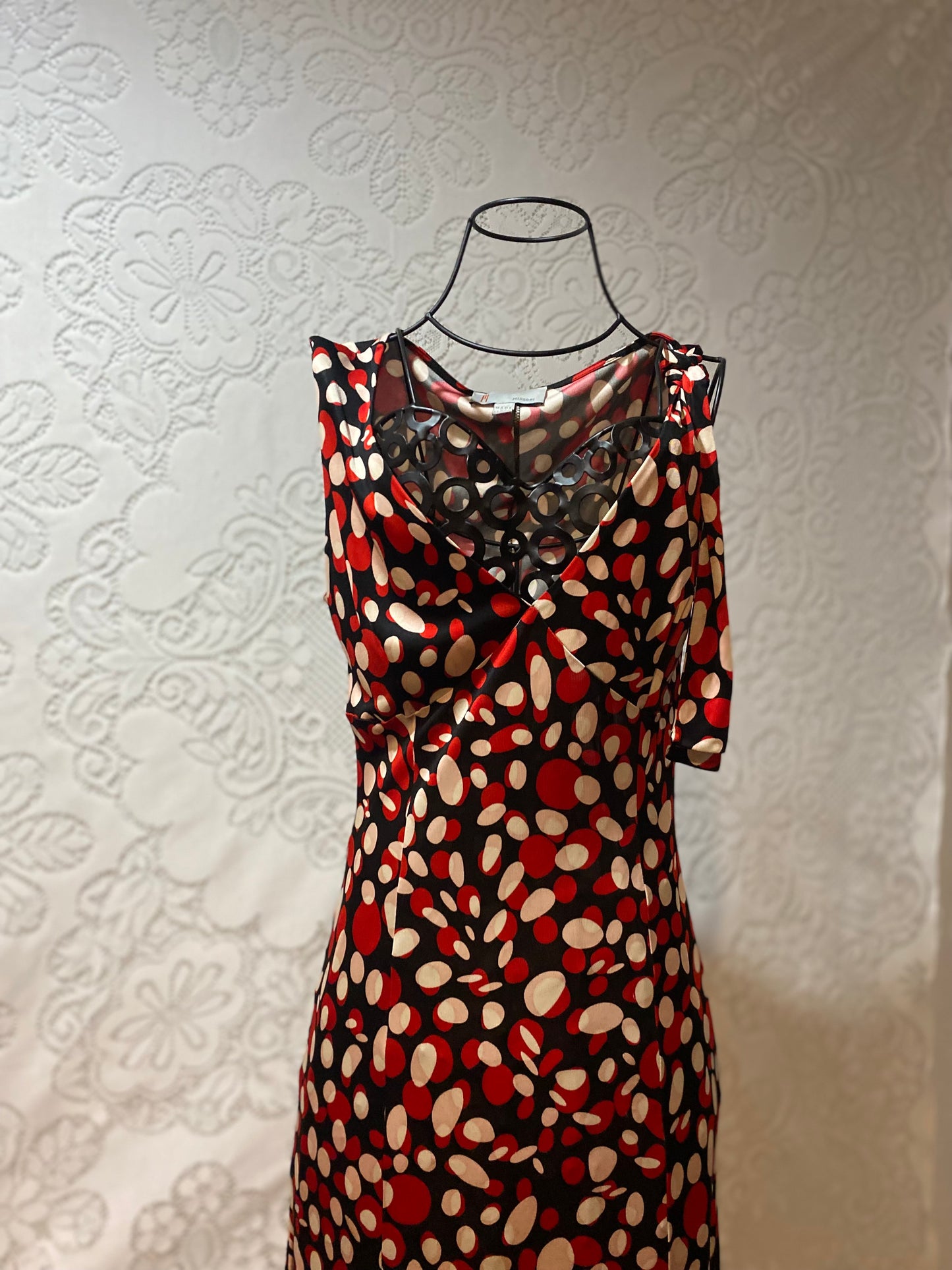 Vtg Missoni Abstract Polka Dot Y2K dress