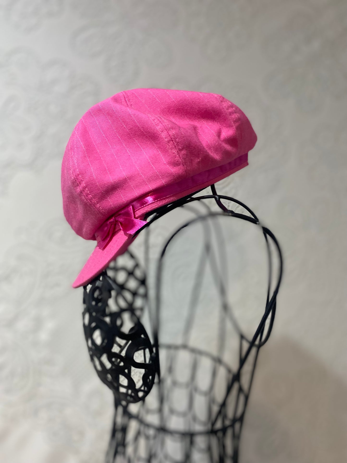 D&Y NY pink pinstripe hat