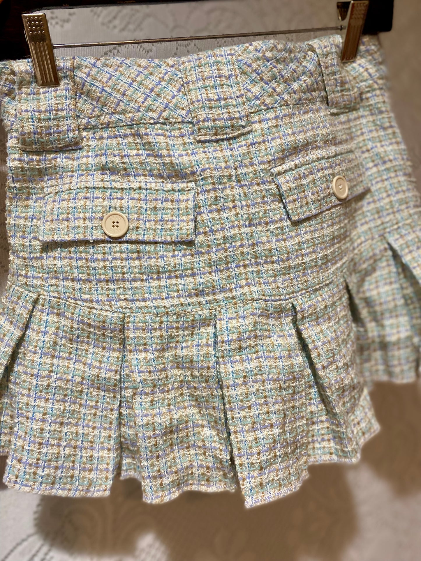 Vintage Aeropostale plaid mini skirt