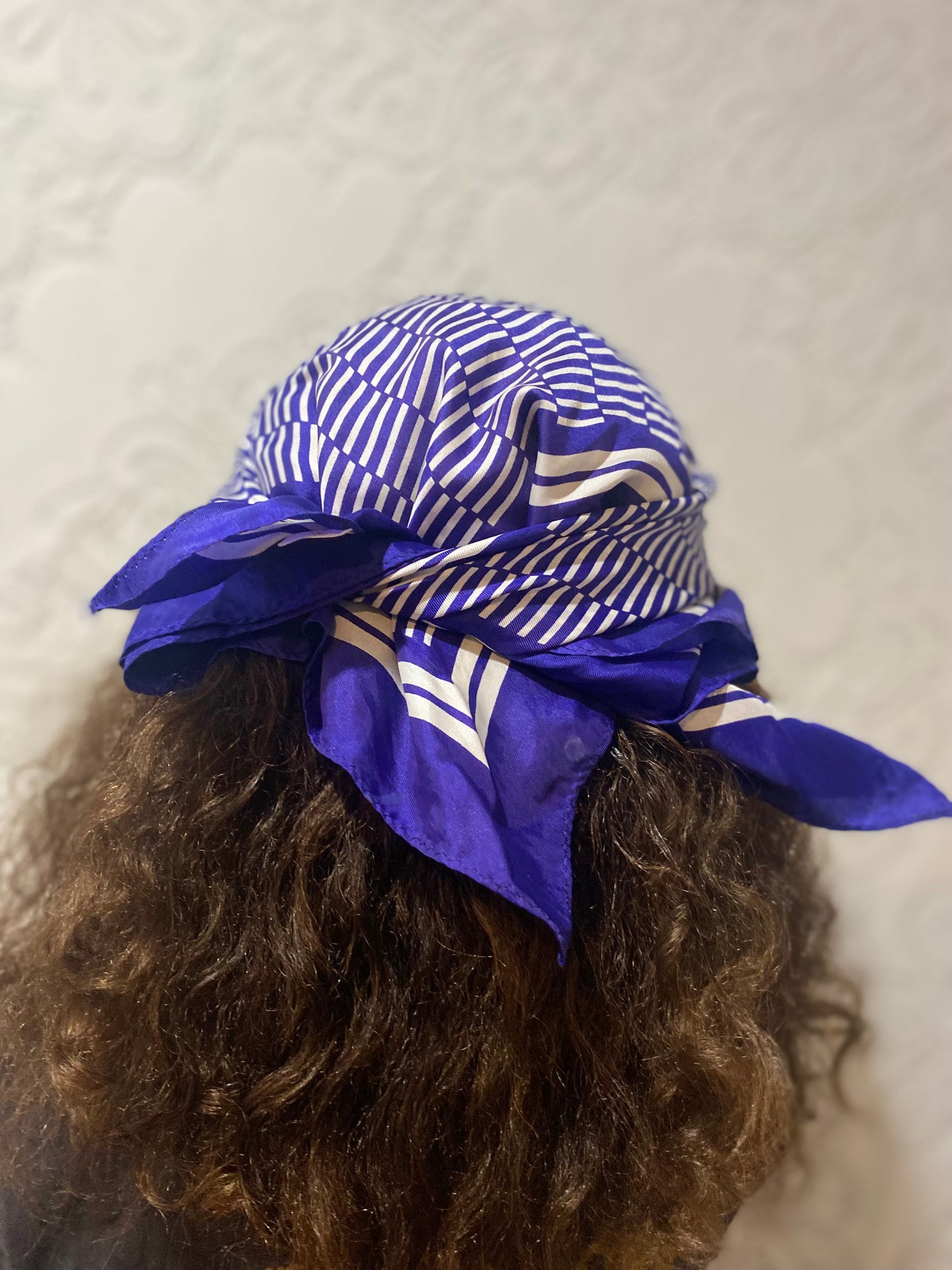 Blue Glentex scarf