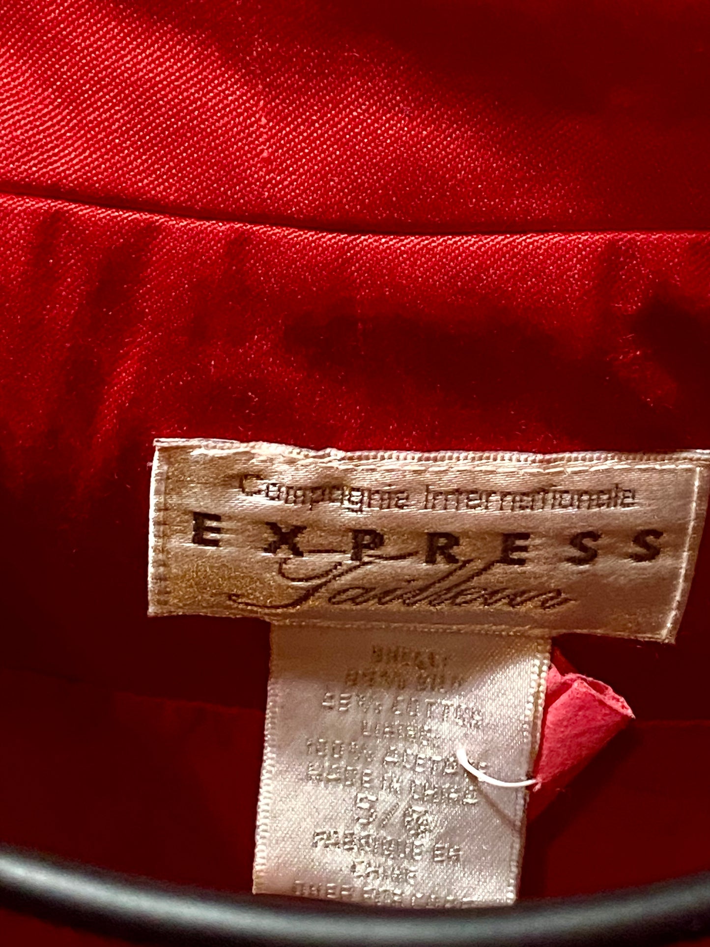 Vintage Express red vest