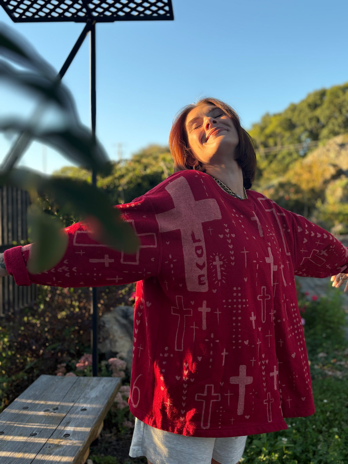 Cherry Corinthians throw on!