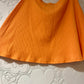 Tangerine orange Reformation skirt