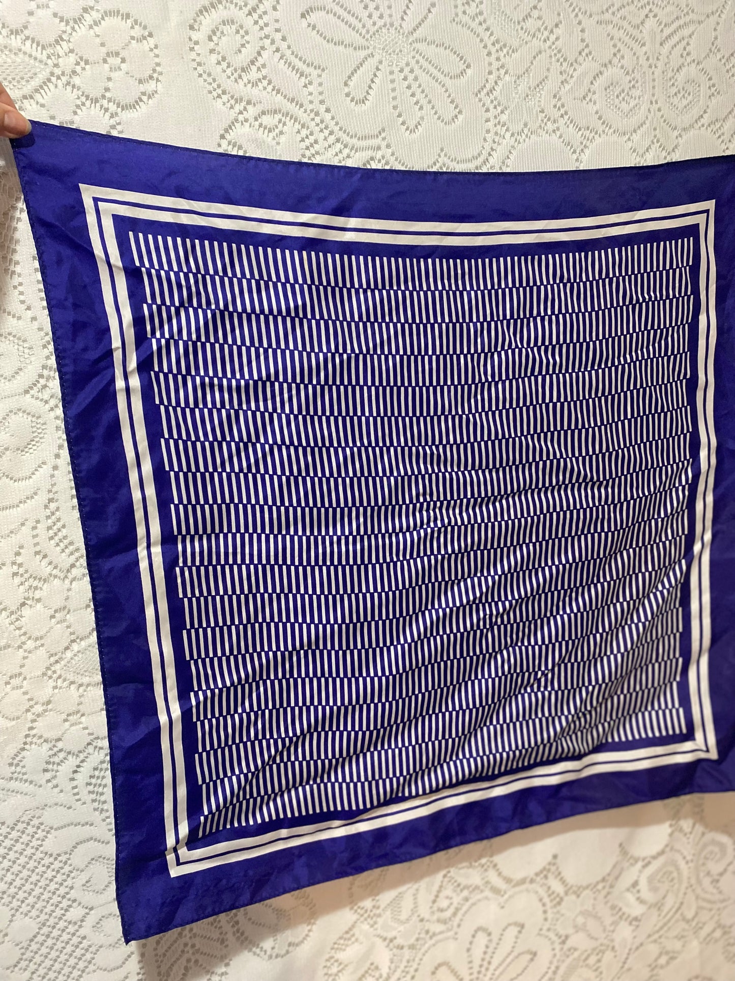 Blue Glentex scarf