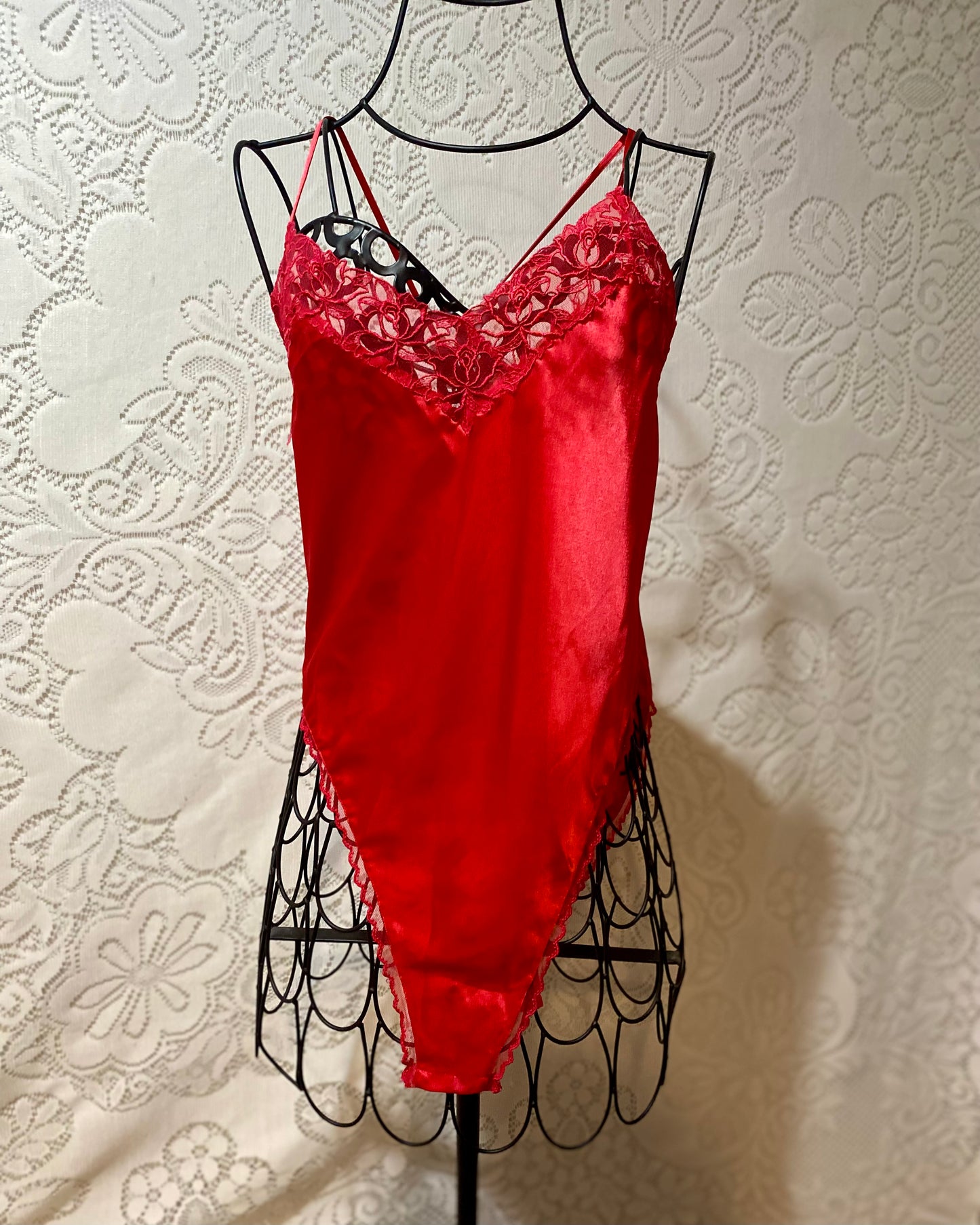 Vintage VS red bodysuit