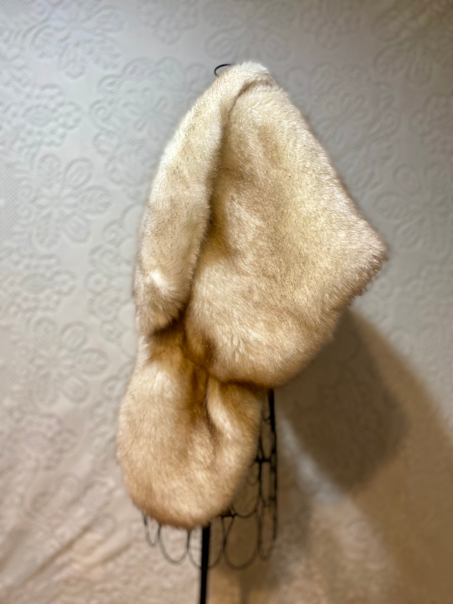 Vintage fur shawl