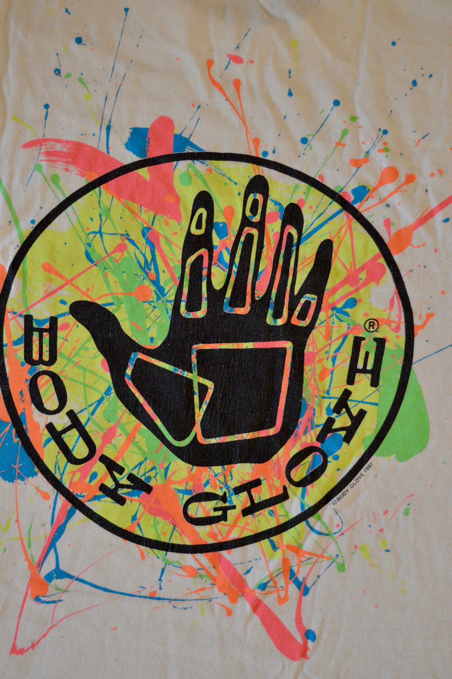 Vintage Body Glove neon tee