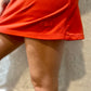 Red FILA skort