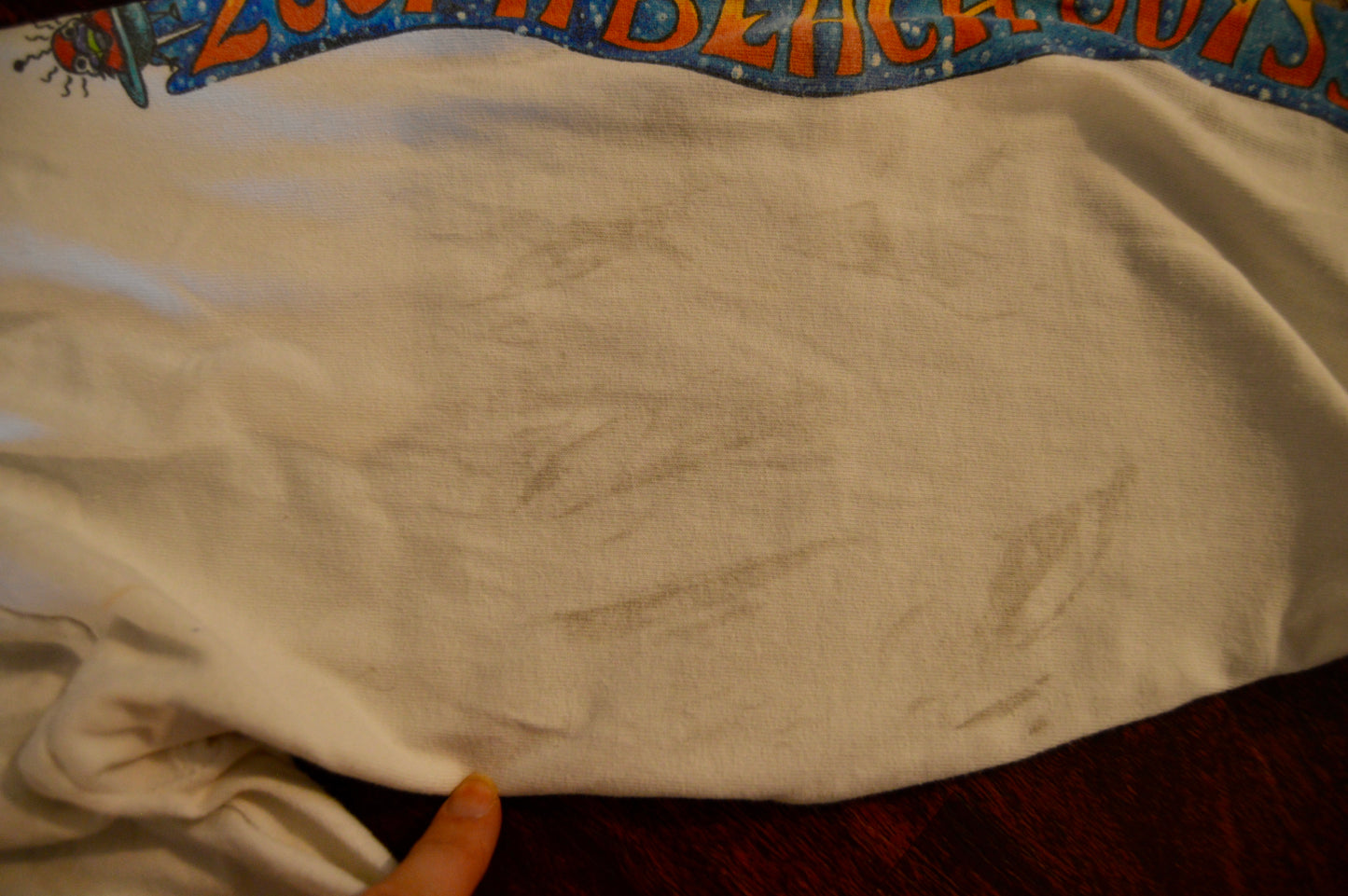 2001 Jimmy Buffet Beach Odyssey Space Graphic Band tee