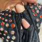 Vintage bedazzled corset