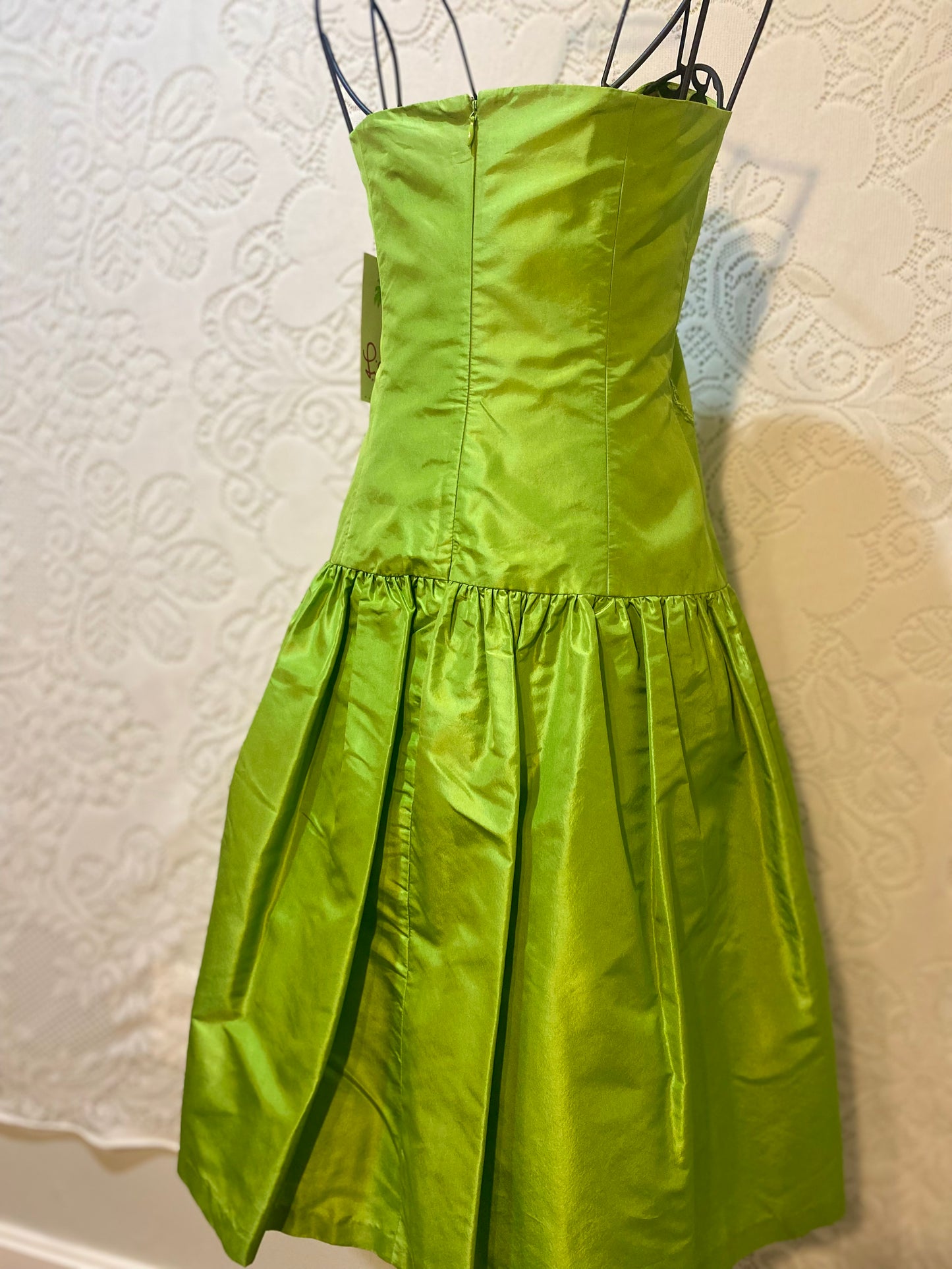 Vintage Lily Pulitzer silk strapless line dress