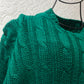 Vintage Hunt Club Emerald green sweater