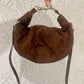 Vintage Carbotti suede bag