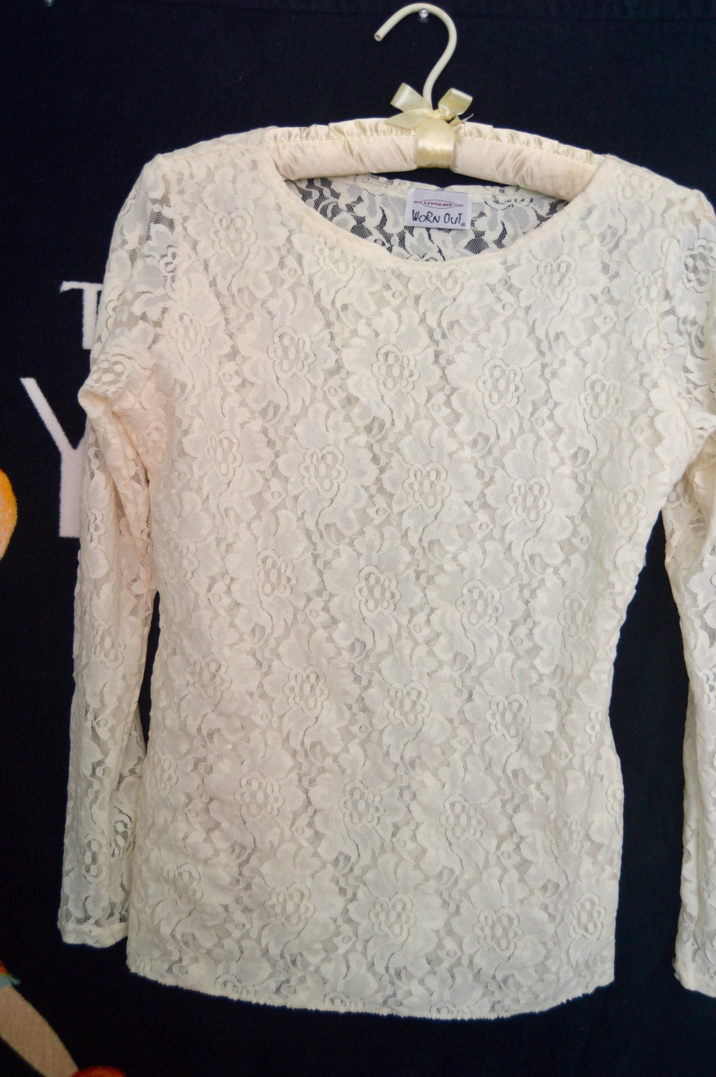Worn Out vintage lace top