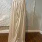 Vintage cream satin lingerie evening gown