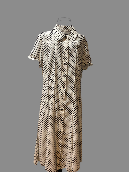Sandra Darren polka dot dress