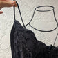 Vintage L.A. GLO lacy maxi
