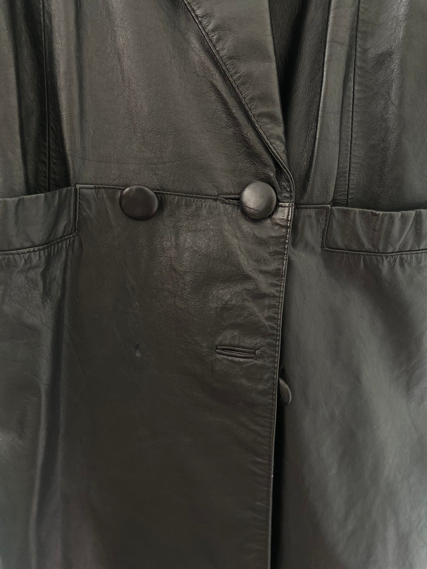 G III Leather trench