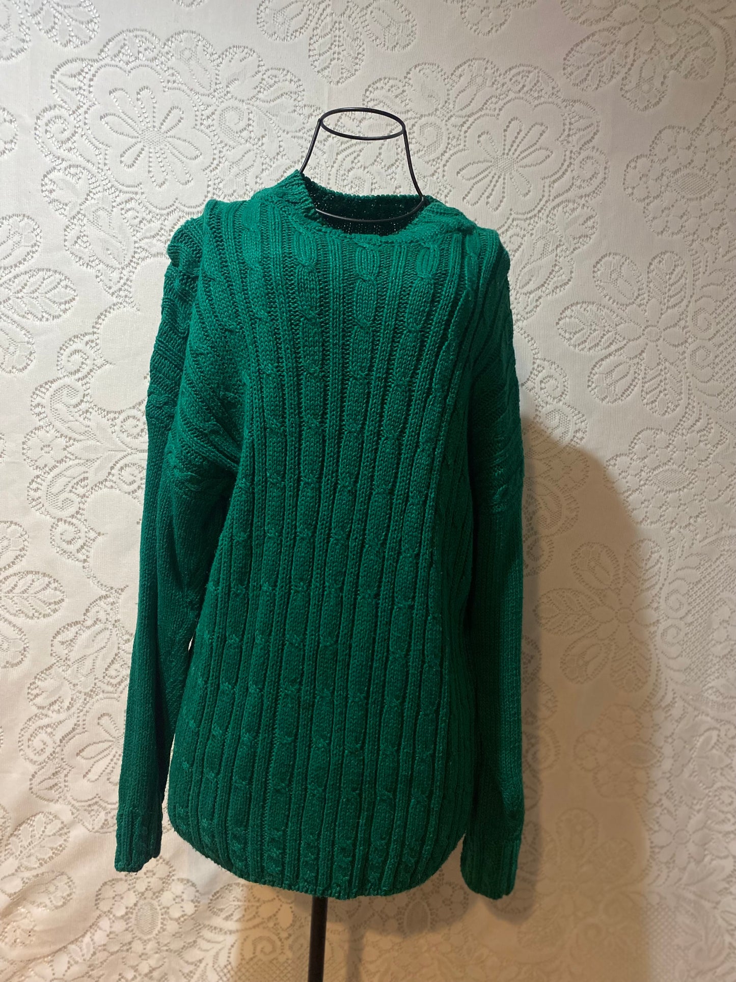 Vintage Hunt Club Emerald green sweater