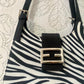 Zebra Faux Fendi