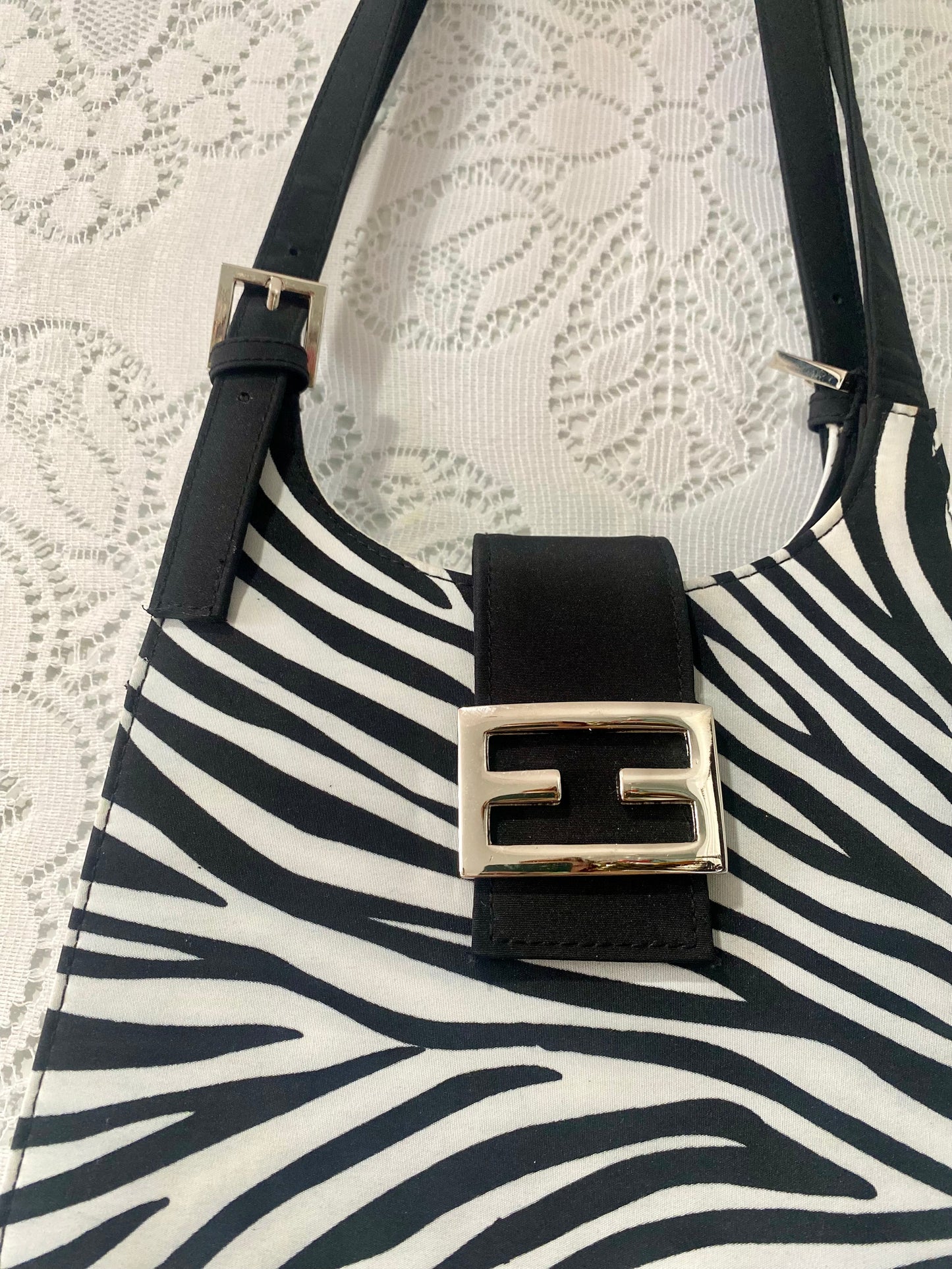 Zebra Faux Fendi