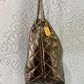 Vintage Lisette Metallic bucket bag