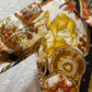 Vintage Ferragamo camel silk button down