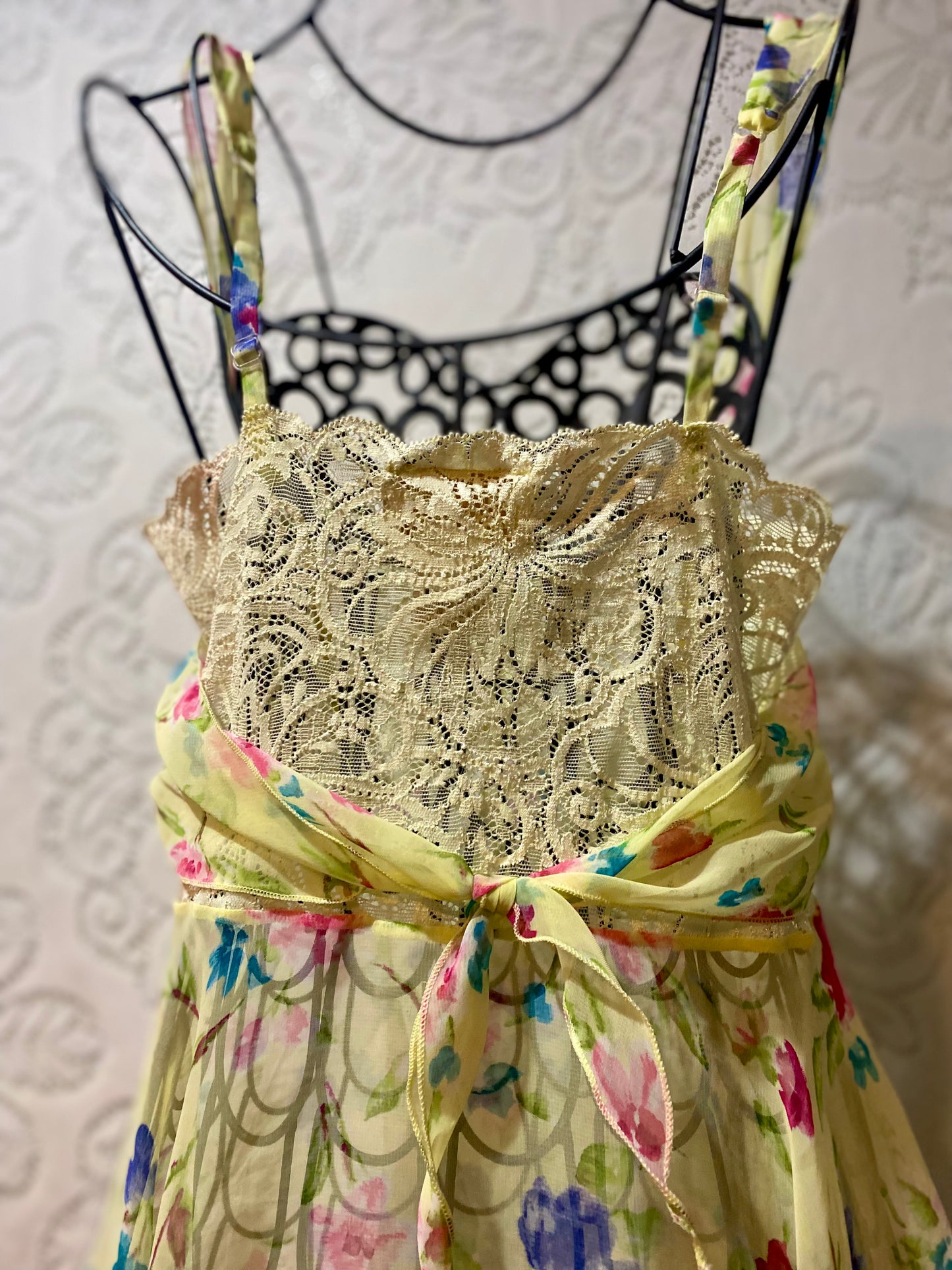 VS gold label babydoll floral tank