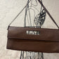 Cleo & Patek brown leather clutch
