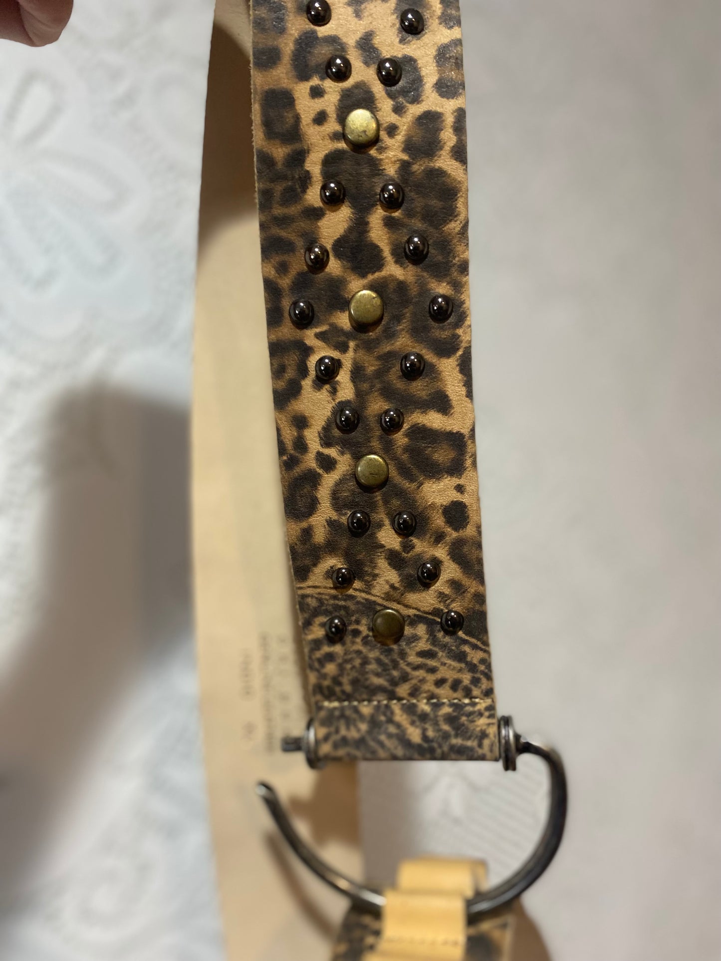 Oki Doki leopard belt