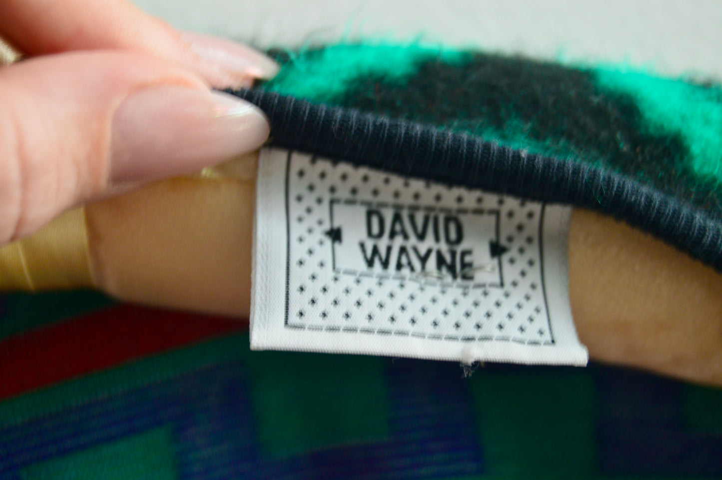 David Wayne printed cardigan