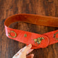 Vintage Garay red riding belt