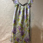 Vintage Oscar De La Renta floral lingerie dress