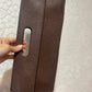 Cleo & Patek brown leather clutch