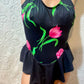 80’s floral one piece bathing suit