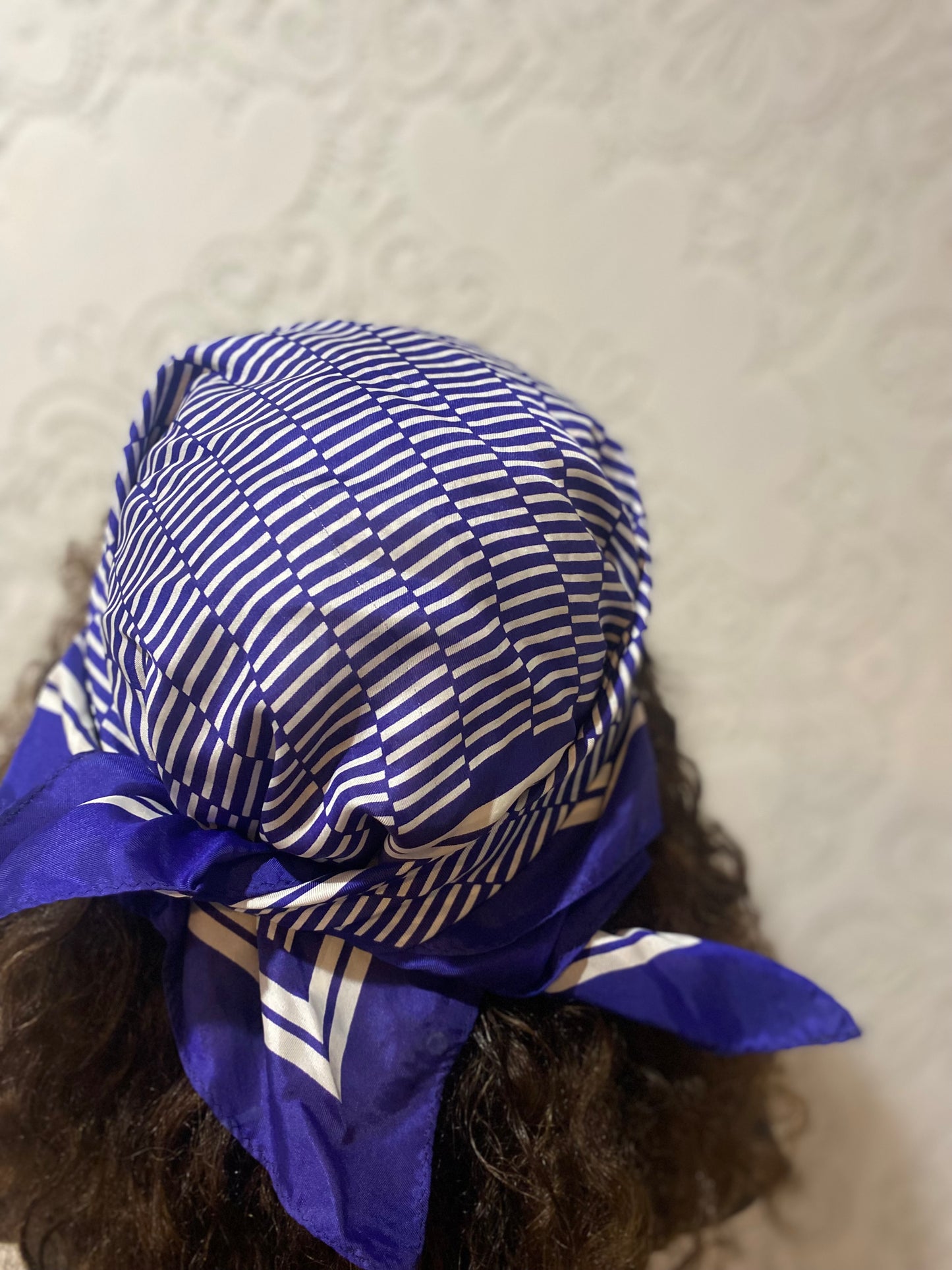 Blue Glentex scarf
