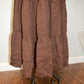 Aerie brown maxi skirt