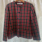 Evan Picone plaid blazer