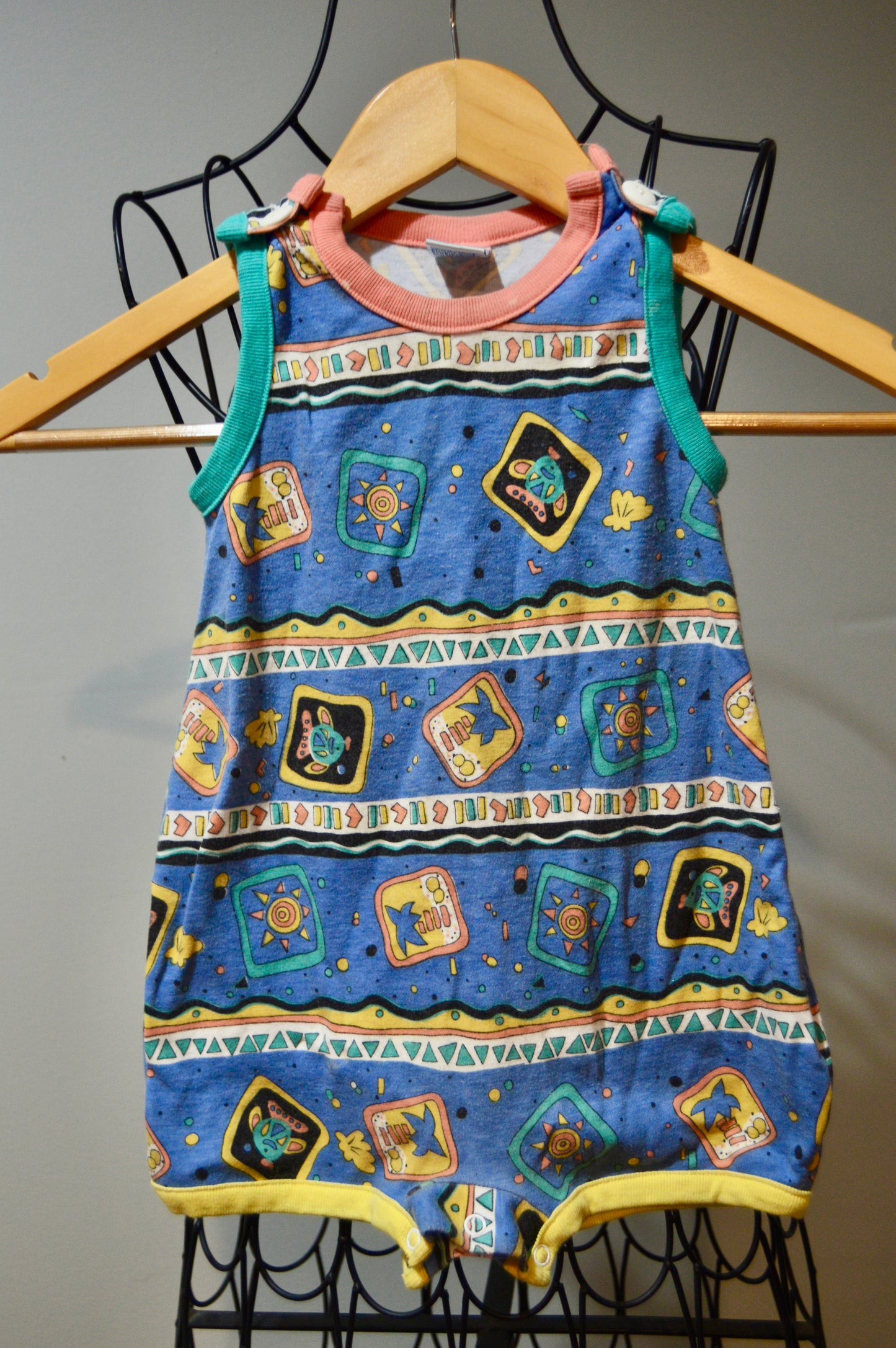 Vintage infant beach romper