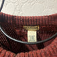 LL Bean Maroon wool sweater