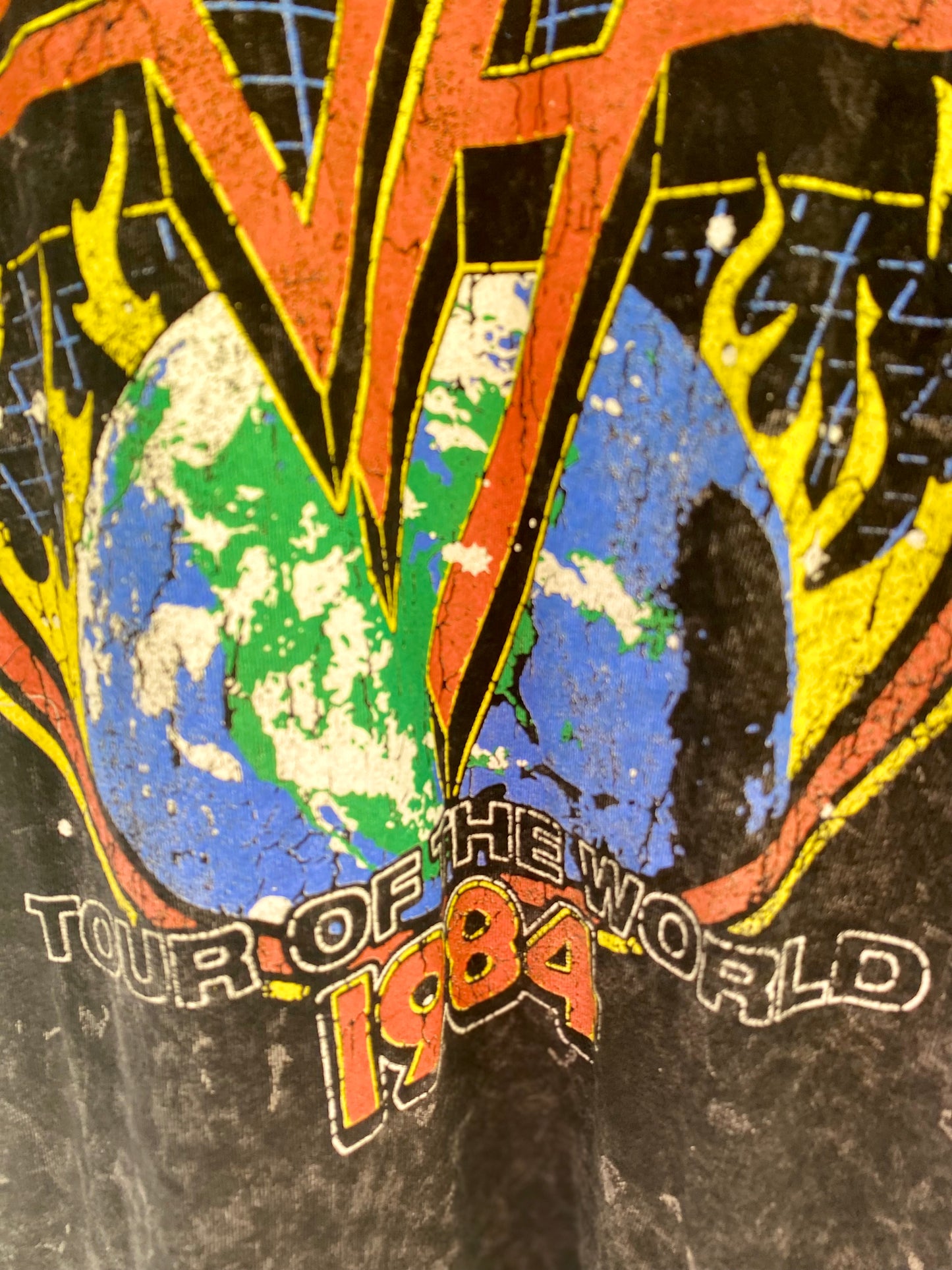 Van Halen 1984 Tour of the World tee