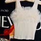 Zara girls ruffle tank