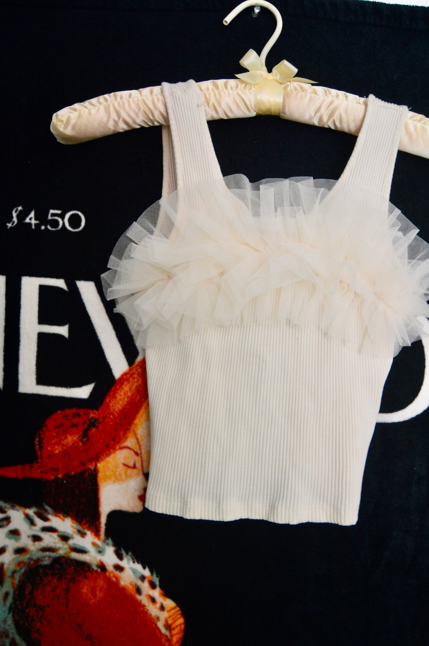 Zara girls ruffle tank