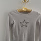 Aero studded star baby tee
