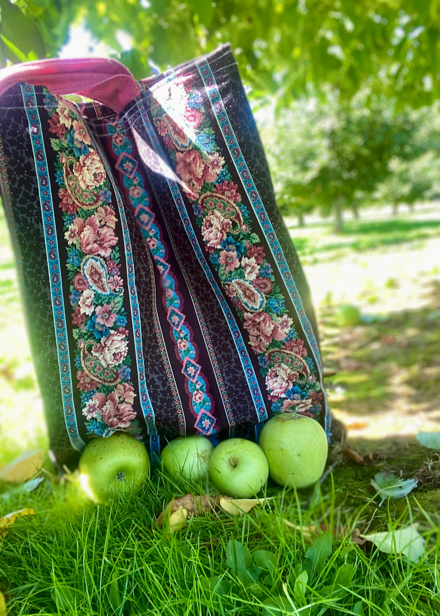 Paisley Floral Pillow Tote