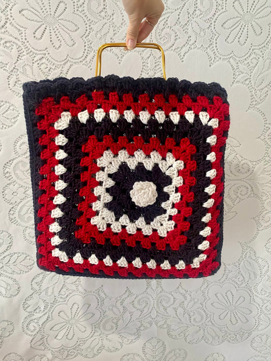 Crochet tote bag