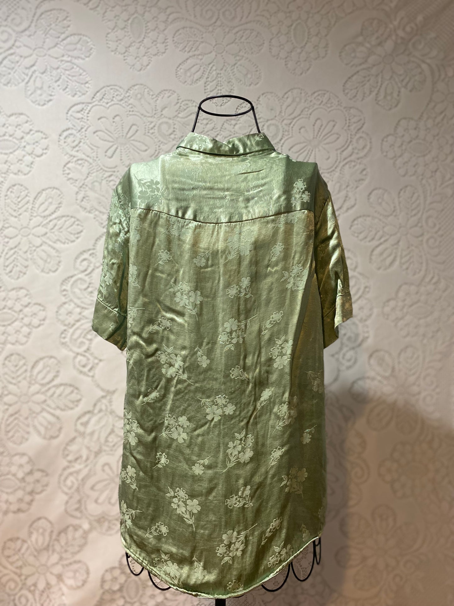 ASOS design silky floral button up
