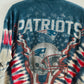 Majestic Y2K Patriots tee